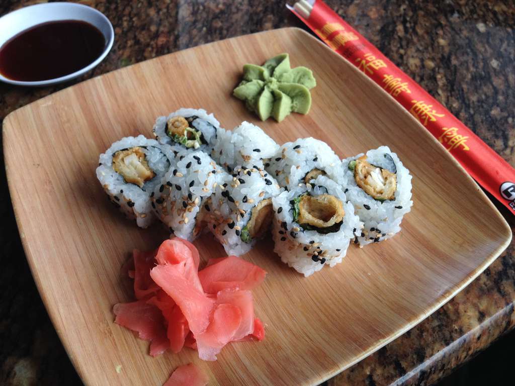 Plate of sushi