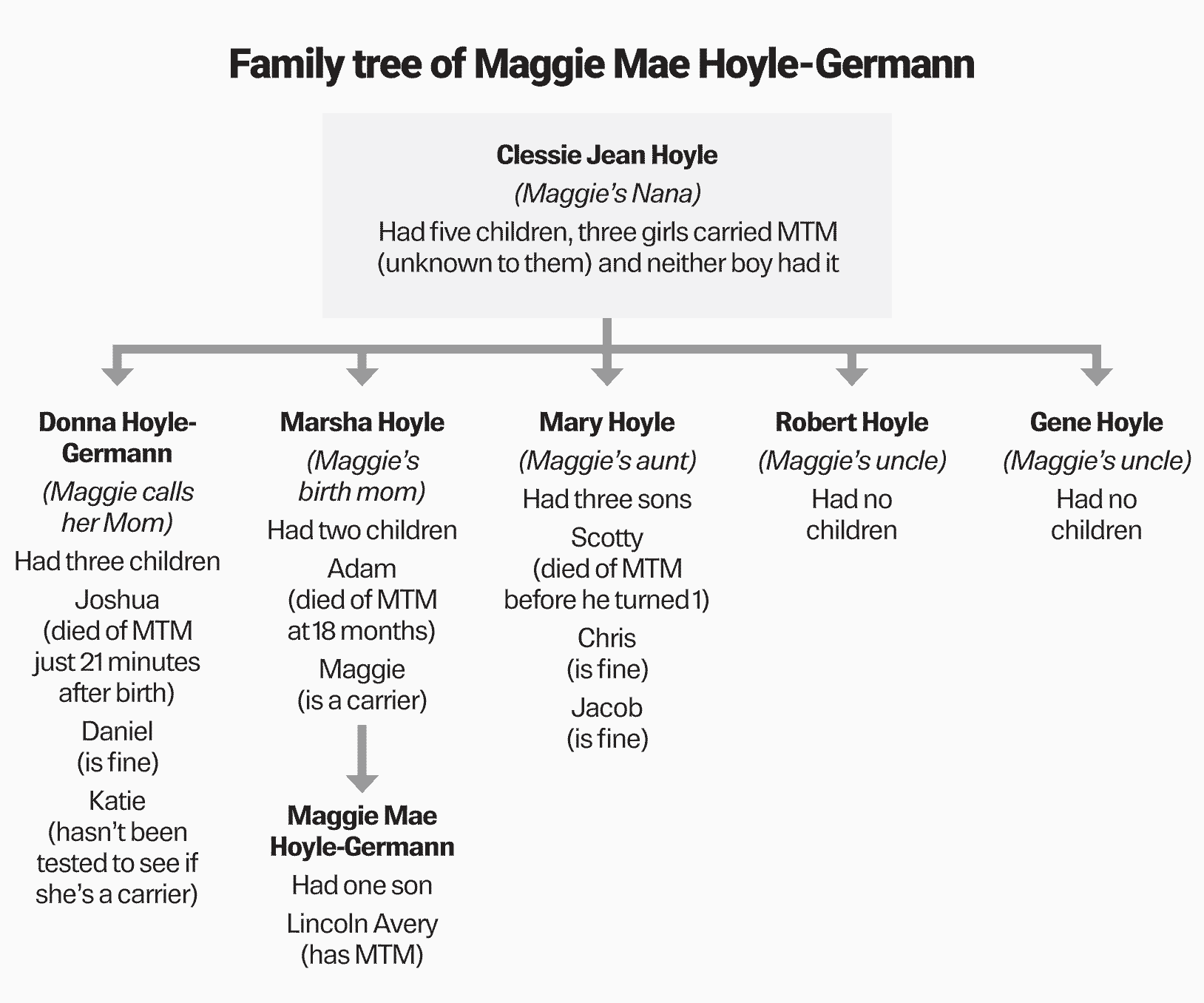 Graphic of a family tree.