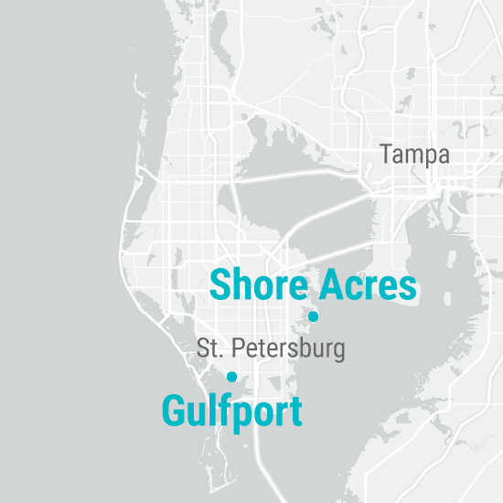Gulfport locator map
